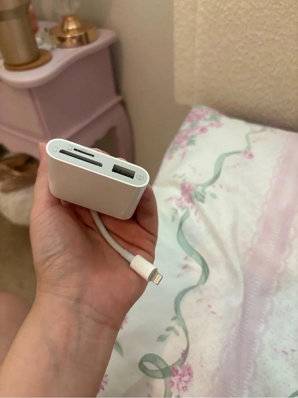 Photo transfer memory card